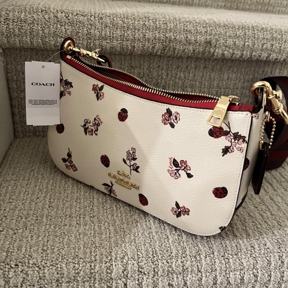 Coach Jes Baguette With Ladybug Floral Print  C7973 - Picture 9 of 9